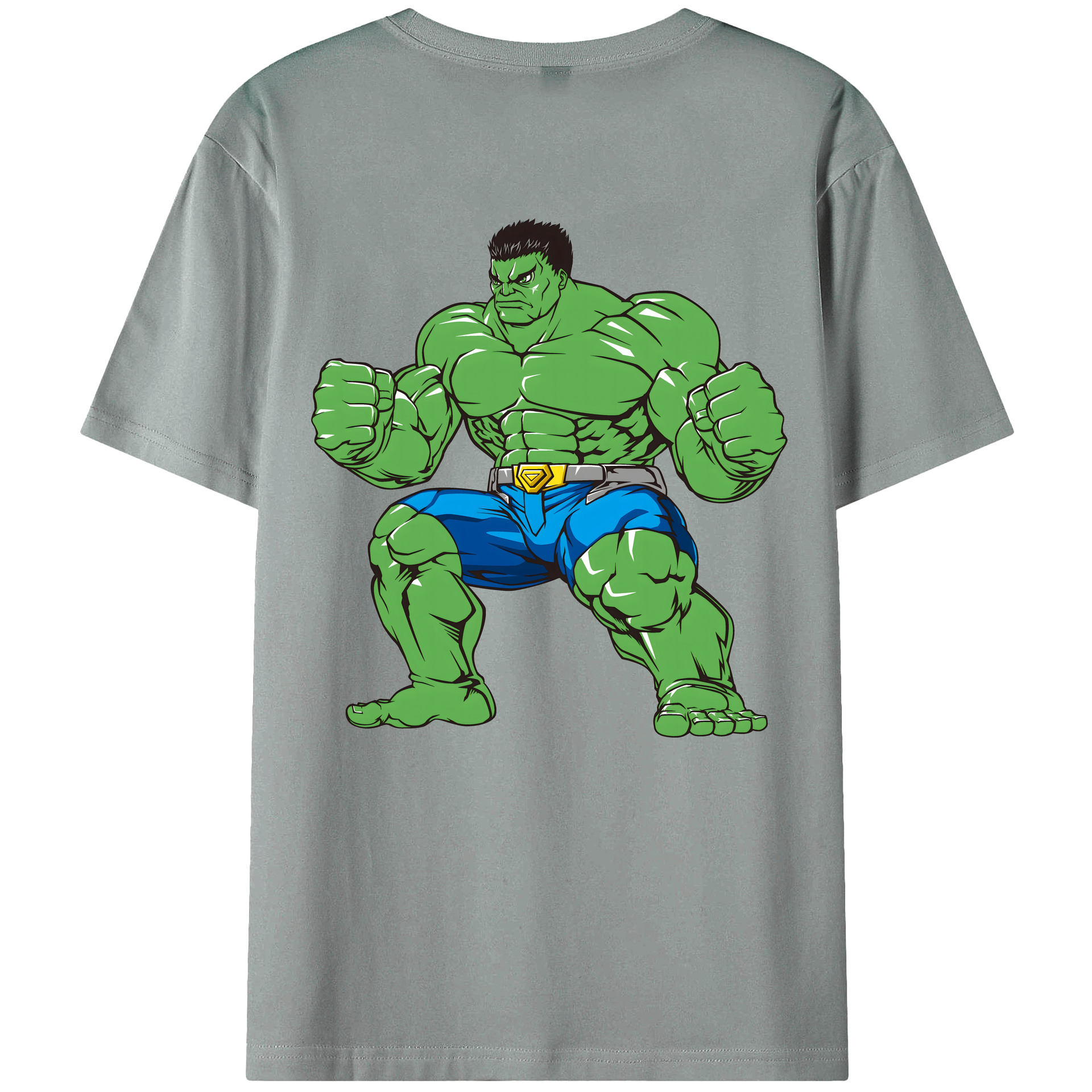 （画像用） アベンジャーズ The Avengers 綿100％ メンズ半袖Tシャツ（バックプリント） 通気性